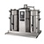 BRAVILOR BONAMAT Filter Coffee Machine with 2 Containers 2 x 10 L, 60 L/h, 7,4 kW