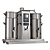 BRAVILOR BONAMAT Ekspres przelewowy z dwoma termosami 2 x 10 L, 60 L/h, 7,4 kW