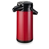 BRAVILOR BONAMAT Stainless Steel Vaccum Flask with Pump 2,2 L with Glass Inner