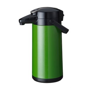 BRAVILOR BONAMAT Stainless Steel Vaccum Flask with Pump 2,2 L, Green Metallic BRAVILOR BONAMAT Stainless Steel Vaccum Flask with Pump 2,2 L, Green Metallic