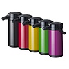 BRAVILOR BONAMAT Stainless Steel Vaccum Flask with Pump 2,2 L, Green Metallic