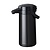 BRAVILOR BONAMAT Stainless Steel Vaccum Flask with Pump 2,2 L, Red Metallic