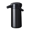 BRAVILOR BONAMAT Stainless Steel Vaccum Flask with Pump 2,2 L, Black Metallic