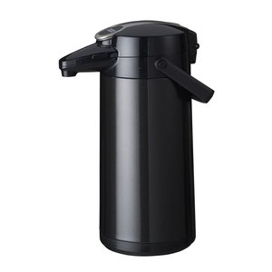 BRAVILOR BONAMAT Stainless Steel Vaccum Flask with Pump 2,2 L, Black Metallic BRAVILOR BONAMAT Stainless Steel Vaccum Flask with Pump 2,2 L, Black Metallic