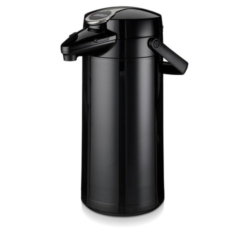 BRAVILOR BONAMAT Termos z pompką 2,2 L ze stali nierdzewnej, czarny metalik BRAVILOR BONAMAT Termos z pompką 2,2 L ze stali nierdzewnej, czarny metalik