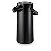 BRAVILOR BONAMAT Stainless Steel Vaccum Flask with Pump 2,2 L with Glass Inner, Red Metallic