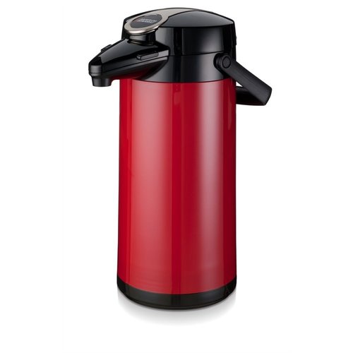 BRAVILOR BONAMAT Termos z pompką 2,2 L ze stali nierdzewnej ze szklanym wkładem czarny metalik BRAVILOR BONAMAT Termos z pompką 2,2 L ze stali nierdzewnej ze szklanym wkładem czarny metalik