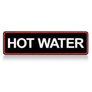BRAVILOR BONAMAT Sticker Hot water