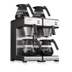 BRAVILOR BONAMAT Filter Coffee Machine Manual Water Filling with 4 Glass Jugs, 28 L/h, 4,28 kW