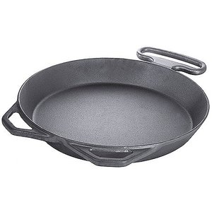 Contacto Cast Iron Frying Pan with Two Removable Handle Ø800 mm