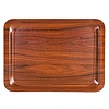 Contacto Laminated wood Rectangular Non-Slip Serving Tray 320 x 440 mm Brown Contacto Laminated wood Rectangular Non-Slip Serving Tray 320 x 440 mm Brown