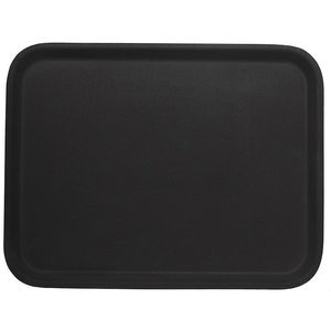 Contacto Antypoślizgowa prostokątna taca do serwowania 360 x 460 mm laminowana, czarna