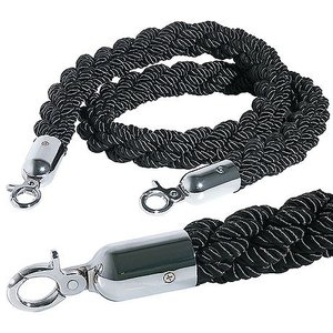 Contacto Rope for Barrier Post Ø30x1500 mm, Twist, Black