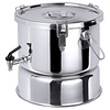 Contacto Insulated Stainless Steel Container 10 L with Tap and Lid Contacto Insulated Stainless Steel Container 10 L with Tap and Lid