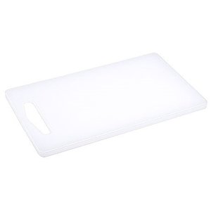 Contacto Deska do krojenia z polietylenu 150 x 250 mm biała z uchwytem