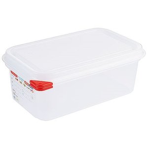 Contacto Polypropylene Container with a Lid GN 1/4 100 mm, Transparent