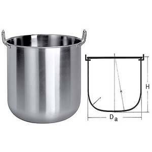 Contacto Dzieża do miksowania ze stali nierdzewnej, 50 l, o średnicy 400 mm Contacto Dzieża do miksowania ze stali nierdzewnej, 50 l, o średnicy 400 mm