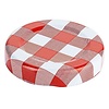 Contacto Lid for Jam Pot , red-white
