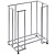Contacto Napkin Holder suitable for napkins 13" x 13" folded into 1/8