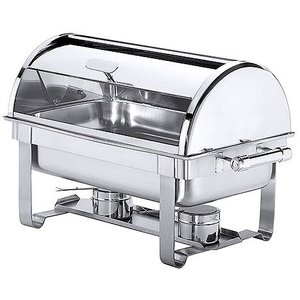 Contacto Electric or Pasta Chafing Dish with Glass Roll-Top Cover GN 1/1