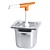 Contacto Spare lid with hole for installation of pump on GN 1/6 Sauce Dispenser