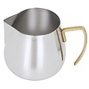 Contacto Creamer with gold plated handle