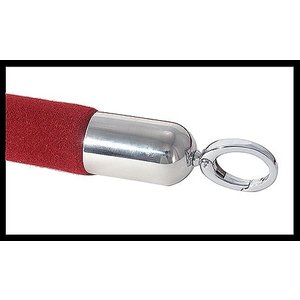Contacto Rope for Barrier Post Ø30x2500 mm, Velvety, Burgundy