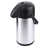Contacto Stainless Steel Vaccum Flask with Pump 2,2 L