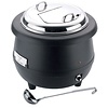 Contacto Black Soup Kettle 10 L with Soup Ladle, 0,45 kW