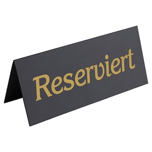 Contacto Reserved Table Sign Contacto Reserved Table Sign
