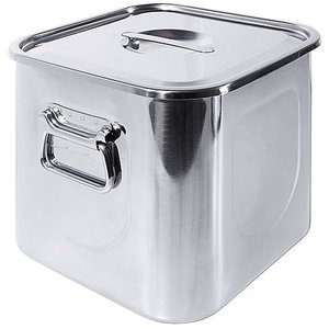Contacto Square Storage Container with two drop down handles Contacto Square Storage Container with two drop down handles