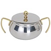 Contacto Sugar Bowl with gold plated handles
