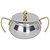Contacto Sugar Bowl with gold plated handles