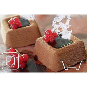 Contacto Flexipan® Square Savarin Moulds 5.6 cm x 5.6 cm x 2.5 cm Contacto Flexipan® Square Savarin Moulds 5.6 cm x 5.6 cm x 2.5 cm