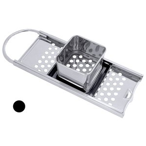 Contacto Tarka ciasta z dociskaczem ze stali nierdzewnej, 330x110 mm Contacto Tarka ciasta z dociskaczem ze stali nierdzewnej, 330x110 mm
