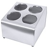 Contacto Cutlery Holder for 4 cutlery cylinders