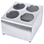 Contacto Cutlery Holder for 4 cutlery cylinders