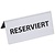 Contacto Tabliczka informacyjna „Reserviert” 120x55 mm