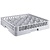 Contacto Gray Dishwasher Basket 25 compartments / 500 x 500