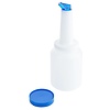 Contacto Dyspenser barmański z polipropylenu, 2 l, biało - niebieski