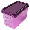 Contacto Polypropylene Container with a Lid GN 1/4 150 mm, Purple-Transparent Contacto Polypropylene Container with a Lid GN 1/4 150 mm, Purple-Transparent