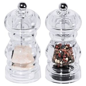 Contacto Acrylic Salt and Pepper Mill Set 125 mm Contacto Acrylic Salt and Pepper Mill Set 125 mm