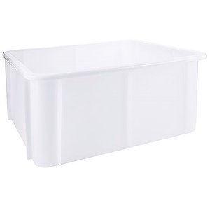 Contacto Pojemnik transportowy z polietylenu bez pokrywy, 60 l, 600 x 400 x 315 mm Contacto Pojemnik transportowy z polietylenu bez pokrywy, 60 l, 600 x 400 x 315 mm