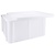 Contacto Pojemnik transportowy z polietylenu bez pokrywy, 40 l, 600 x 400 x 210 mm