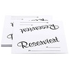 Contacto Set of 25 cards in German "Reserviert" matching for Card Holder