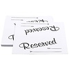 Contacto Set of 25 cards " Reserved" matching for Card Holder