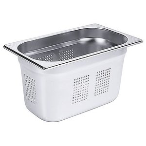 Contacto Stainless Steel Gastronorm Container 1/4 150 mm, Perforated