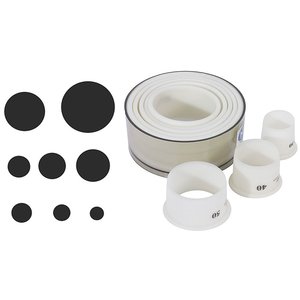 Contacto Plastikowe wycinarki do ciasta 8 sztuk, koło o średnicy 30–100 mm Contacto Plastikowe wycinarki do ciasta 8 sztuk, koło o średnicy 30–100 mm
