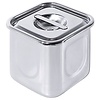 Contacto Pojemnik ze stali nierdzewnej z pokrywką, 0,46 l, 80x80x80 mm Contacto Pojemnik ze stali nierdzewnej z pokrywką, 0,46 l, 80x80x80 mm