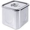 Contacto Pojemnik ze stali nierdzewnej z pokrywką, 2,5 l, 140x140x140 mm